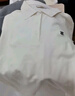 ELAND【經(jīng)典公式】衣戀T恤女學(xué)院風(fēng)polo領(lǐng)棉短袖上衣2025夏季新款 乳白色(64)Cream M /165 曬單實(shí)拍圖