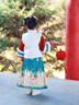 安妮優(yōu)兒（Anneyol）漢服女童冬季2025新款兒童國風(fēng)冬裝拜年服古風(fēng)加絨加厚古裝馬面裙 紅色套裝【上衣+裙子】 120 曬單實(shí)拍圖