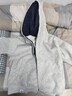 大嘴猴（paul frank）夾克男士春秋季美式連帽外套男休閑開(kāi)衫衛衣男裝上衣 麻灰色 2XL 曬單實(shí)拍圖