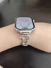 蘋(píng)果S11手表表帶閃鉆kitty凱蒂貓金屬applewatchS10皮質(zhì)S9女腕帶 白色-閃鉆kitty貓真皮 蘋(píng)果iwatchS11/S10表盤(pán)42mm 曬單實(shí)拍圖