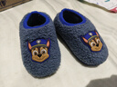 汪汪隊立大功（PAW PATROL）冬季兒童拖鞋卡通棉鞋包跟室內居家保暖棉拖男女寶寶防滑棉鞋 sj3060棉鞋藍色阿奇 18 內長(cháng)17.5cm180碼(適合28/29碼) 曬單實(shí)拍圖