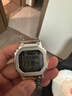 卡西歐（CASIO）手表男G-SHOCK經(jīng)典小方塊小銀塊電子表新年禮物GMW-B5000D-1PRT 曬單實(shí)拍圖