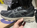 亞瑟士ASICS男子舒適透氣越野跑步鞋 GEL-VENTURE 6 黑灰色 43.5  曬單實(shí)拍圖