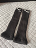 DFBK【日本品質(zhì)】堆堆襪套女款秋冬長(cháng)筒襪子日系顯瘦針織加厚保暖小腿 【蝴蝶結襪套】裝-灰色+深灰 2雙 均碼 曬單實(shí)拍圖