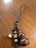 樂(lè )喵（LEMIAO）中國風(fēng)紫檀小葫蘆手機鏈掛繩掛件男女復古木手機殼掛繩吊墜 紫檀木葫蘆款-B08-201 曬單實(shí)拍圖