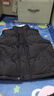 羽絨服馬甲女秋冬新款休閑百搭簡(jiǎn)約外穿保暖背心馬甲 W03-黑色 XL 曬單實(shí)拍圖