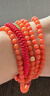 石玥珠寶收藏級5mm保山南紅瑪瑙手串轉運珠手鏈項鏈男女士款 水晶瑪瑙 曬單實(shí)拍圖