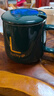勤凱陶瓷杯耐高溫馬克杯帶蓋勺家用茶杯咖啡杯學(xué)生杯子陶瓷辦公創(chuàng  )意 綠色-【杯蓋勺】 曬單實(shí)拍圖