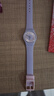 斯沃琪（Swatch）瑞士手表 lady系列 男女生日禮物 石英表 淡紫流光 LV121 曬單實(shí)拍圖