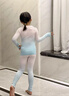 moonkids童裝女童速干運動(dòng)套裝2025冬季新款戶(hù)外功能衣兒童滑雪健身訓練服 17110粉漸變藍 130 /140【推薦身高125-145cm】 曬單實(shí)拍圖