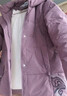 鴨鴨（YAYA）媽媽羽絨服女冬中年女款中老年女裝冬裝洋氣短款連帽加厚時(shí)尚外套 曬單實(shí)拍圖