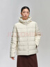 海瀾之家羽絨服女裝連帽鴨絨顯瘦保暖外套女冬季 米白Y8 M 160/84A 推薦100~115斤 曬單實(shí)拍圖