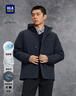 HLA海瀾之家棉服男25輕商務(wù)經(jīng)典系列連帽外套男冬季 曬單實(shí)拍圖