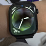 Apple/蘋(píng)果 Watch Series10 智能手表蜂窩款46毫米石板色鈦金屬表殼石板色米蘭尼斯表帶M/L MX013CH/B 曬單實(shí)拍圖