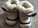 迷你巴拉（minibala）冬季加絨保暖兒童寶寶棉鞋25新款高幫男童休閑鞋女童雪地靴棉靴 曬單實(shí)拍圖