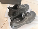百麗厚底增高健步鞋男2026新款春季商場(chǎng)款戶(hù)外休閑運動(dòng)鞋8ZK01AM6 黑色 42 曬單實(shí)拍圖