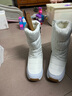 心楠東北雪地靴冬季女高筒大棉靴加絨加厚戶(hù)外哈爾濱保暖靴子鞋子 白色38【建議37的腳】 曬單實(shí)拍圖