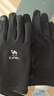 駱駝保暖手套2025新款冬季男運動(dòng)防滑防寒加絨騎行開(kāi)車(chē)可觸屏手套 幻影黑-575CP23072 L碼 曬單實(shí)拍圖