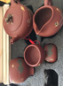 承韻尚樽（VHUNSZON）宜興紫砂壺茶具套裝泡茶壺原礦大紅袍荷塘月色功夫茶具送禮高檔 一壺5杯加公道杯套裝（180ml） 曬單實(shí)拍圖
