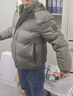 羅蒙（ROMON）棉服男冬季新款高端商務(wù)休閑保暖加厚爸爸裝棉衣外套男 灰 4XL 曬單實(shí)拍圖