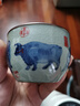 老陶泥青花開(kāi)片五牛小缸杯景德鎮陶瓷主人杯單杯復古茶杯品茗杯子 五牛小缸杯 曬單實(shí)拍圖