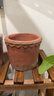 掬涵蜜蜂紅陶花盆花器花瓶復古文藝美式鄉村歐式田園創(chuàng  )意插花裝飾擺件 C（寬21*高11cm）(底部有孔) 大 曬單實(shí)拍圖