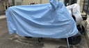 仟居佳 電動(dòng)車(chē)防雨罩車(chē)罩全罩套電瓶車(chē)擋雪遮雨踏板摩托車(chē)防曬防水車(chē)罩 -淡藍色-L碼+收納袋 曬單實(shí)拍圖