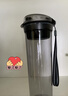 特百惠（Tupperware）晶彩MAX塑料杯600ml 男女士學(xué)生夏季運動(dòng)水杯子戶(hù)外大容量 酷炫黑 曬單實(shí)拍圖
