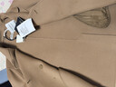 MAX MARA【甄選惠享】 女裝羊毛雙排扣夾克外套9041055106& 駝色 40 曬單實(shí)拍圖
