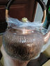 宏虎（honghu）紫銅水壺燒水壺大容量純銅煮茶壺泡茶壺手工加厚銅壺電陶爐沏茶壺 ZTH-05(碎錘紋)1.5L 曬單實(shí)拍圖