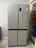 海爾（Haier）冰箱四開(kāi)門(mén)多門(mén)雙變頻風(fēng)冷無(wú)霜凈味保鮮節能省電雙開(kāi)門(mén)一級能效家用大容量十字對開(kāi)門(mén)電冰箱 【水晶銀477升 母嬰三檔變溫 黑金凈化】 曬單實(shí)拍圖
