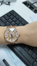 勞士頓生日圣誕禮物滿(mǎn)天星手表女款鑲鉆輕奢十大機械女士品牌名表瑞士風(fēng) 曬單實(shí)拍圖