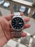 冠琴（GUANQIN）瑞士認證手表男士機械表名表夜光防水大表盤(pán)全自動(dòng)商務(wù)多功能男表 本色黑面/機械機芯/全自動(dòng) 曬單實(shí)拍圖