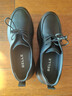百麗（Belle）舒適厚底商務(wù)鞋男春夏新商場(chǎng)同款羊皮革休閑皮鞋8XG01CM5 黑色 42 (260mm) 曬單實(shí)拍圖