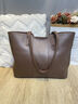 金狐貍牛皮女士包包女包大容量托特包高級大包手提包單肩包輕奢生日禮物 曬單實(shí)拍圖