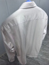 杉杉【可機洗三防鵝絨】保暖襯衫男羽絨加絨加厚高端襯衣 白色 40 曬單實(shí)拍圖