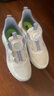 特步（XTEP）兒童女童蝶舞網(wǎng)面旋鈕扣休閑鞋 特步白/薄荷藍 36碼 曬單實(shí)拍圖