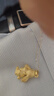 漢秀黃金生肖兔吊墜足金國風(fēng)兔子掛墜金葫蘆本命年送寶寶教師節禮物 國風(fēng)福祿兔(金重約:1.84克)預售 曬單實(shí)拍圖