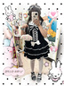 TO ALICE【To Alice】熊之原創(chuàng  )lolita古早昭和蛋糕三層裙擺背帶裙襯衫套裝 C8637黑色背帶裙 M 曬單實(shí)拍圖