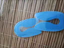 OSKV醫院用足跟墊腳后跟疼痛足底筋膜炎專(zhuān)用硅膠鞋墊跟腱炎骨刺保護套 U形藍后跟墊小碼35-39 曬單實(shí)拍圖