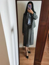 圖曼朵灰色西裝外套女秋季新款通勤面試小個(gè)子西服套裝正裝職業(yè)裝 灰色西裝外套 S 曬單實(shí)拍圖