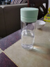 恩壽溯簡(jiǎn)易水瓶耐高溫水杯夏天運動(dòng)ins簡(jiǎn)約塑料高顏值大容量便攜 598ml 青草綠+茶隔【可裝1.2斤 耐摔透明款【pc】 曬單實(shí)拍圖