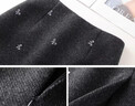艾熙禮高端國風(fēng)刺繡灰色毛呢半身裙女秋冬季2025加厚超好看直筒包臀裙子 黑色-毛呢 【高級氣質(zhì)款】 M /27 建議95-105斤 曬單實(shí)拍圖