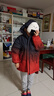 ASK JUNIOR防水兒童羽絨服男童冬裝加厚保暖防風(fēng)連帽親子滑雪服青少年新年裝 曬單實(shí)拍圖