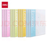 得力(deli)12本A5/40張線(xiàn)圈本螺旋裝訂筆記本子記事本軟抄本 7681-12 曬單實(shí)拍圖