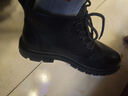七匹狼男鞋冬季頭層牛皮薄絨男靴工裝馬丁靴D86423435747 黑色加絨 41 曬單實(shí)拍圖