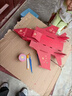 OIMG紙板紙箱手工制作飛機材料汽車(chē)幼兒園半成品模型紙殼diy房子套裝 手工（戰斗機） 曬單實(shí)拍圖