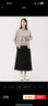 MUJI 女式橫豎彈力起毛寬擺裙長(cháng)半身裙裙子女裝 25年冬季 BE1XXC5A 黑色 L (165/70A) 曬單實(shí)拍圖