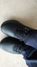 361°男鞋運動(dòng)鞋星云秋季新品防潑水皮面黑色通勤鞋防滑緩震慢跑步鞋男 曜石黑 42 曬單實(shí)拍圖