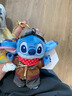 迪士尼（Disney）史迪仔復古皮衣包包掛件毛絨公仔可愛(ài)玩偶車(chē)鑰匙扣掛飾禮物 正版【漸變怪獸】史迪仔掛件 曬單實(shí)拍圖